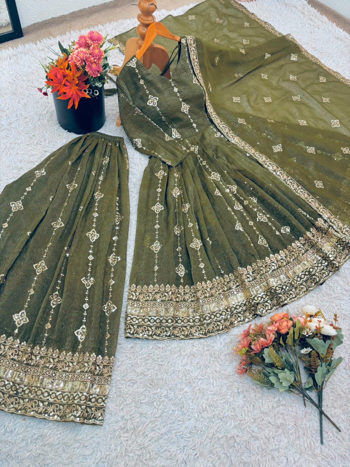 PARTY WEAR BOLLYWOOD WEDDING INDIAN DESIGNER PAKISTANI SALWAR KAMEEZ EID DRESS
