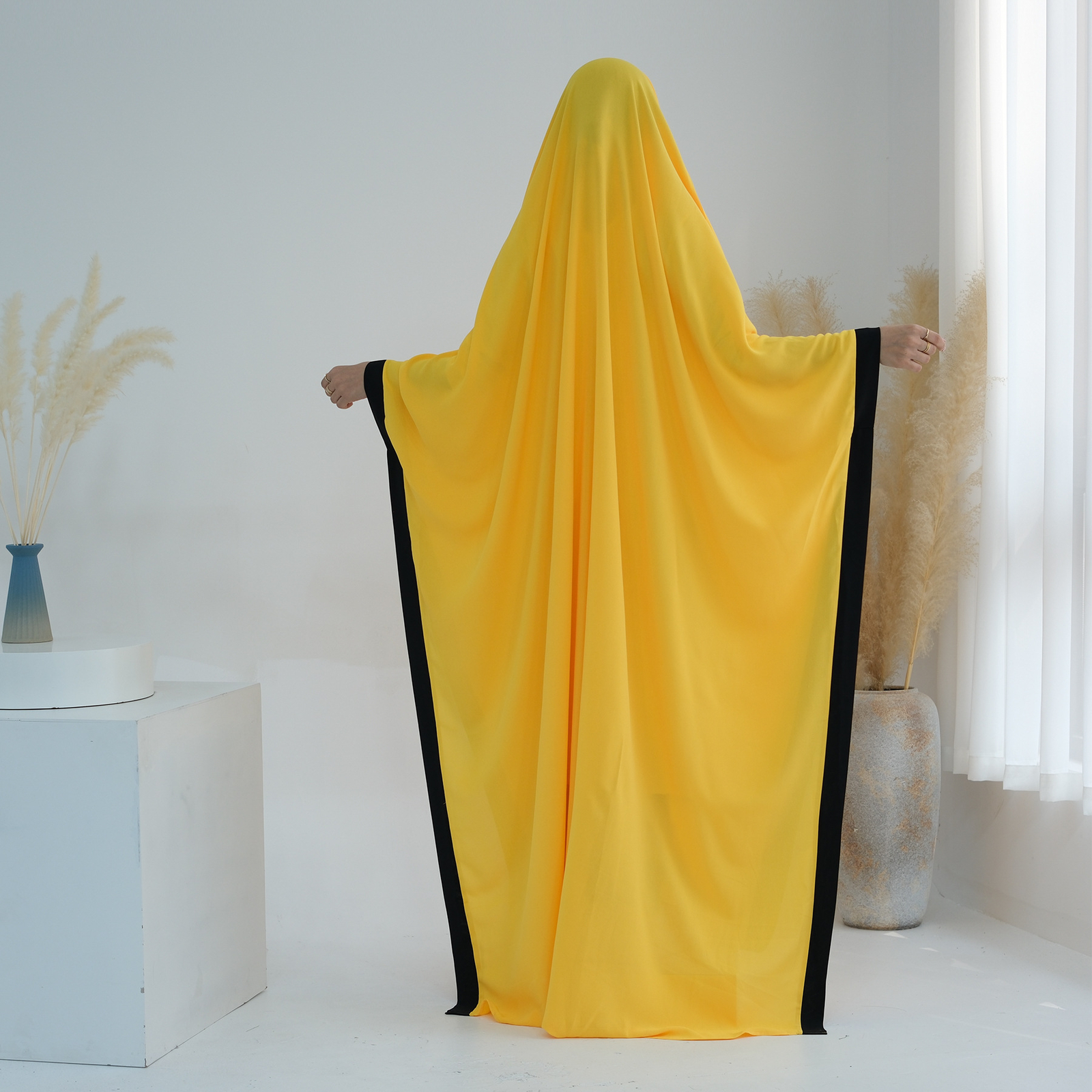 Muslim Women Prayer Robe Arab Burqa Islamic Long Abaya Eid Corban Loose Kaftan