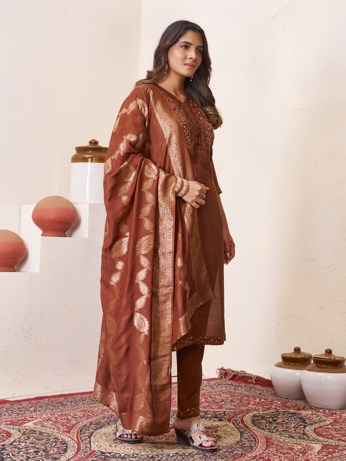 Printed Cotton Kurti Readymade Ready to Wear Full Stitched Stitched Kurta Top