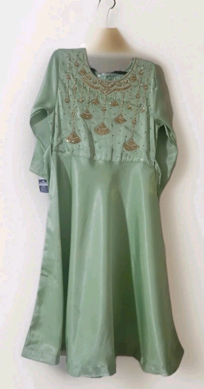 Girls Pakistani Shalwar Dress For 9-10 Years Old