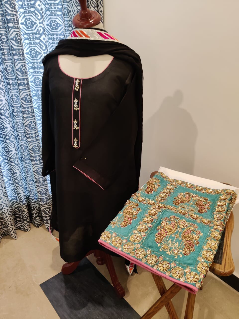 Hussain Rehar Custom Made Sana Safinaz Asim Jofa Silk SALWAR KAMEEZ MARIA B
