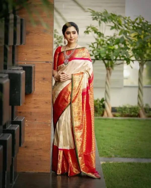 Women Pure Soft Designer Banarasi Saree Handloom Party Wedding Festive Bollywood
