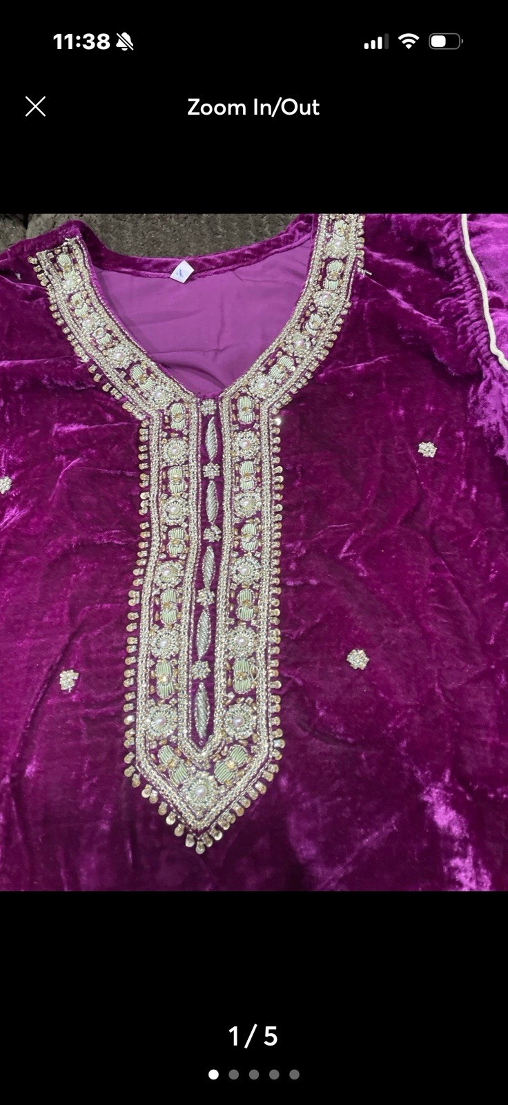 pakistani/ indian velvet formal suit. party/wedding/mehndi wear