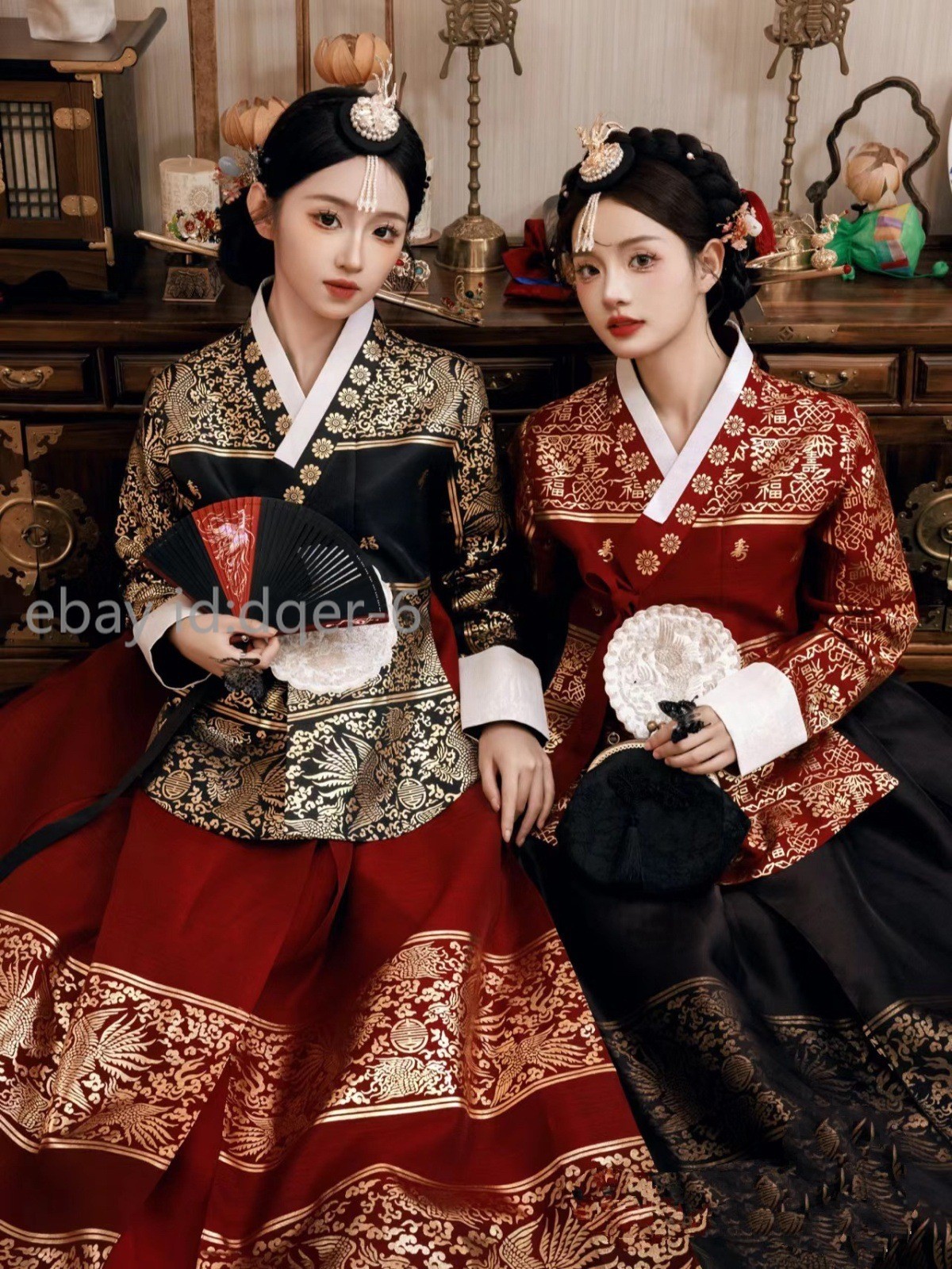 Women Korean Hanbok Traditional Dress National Costume Court Dress Wedding New