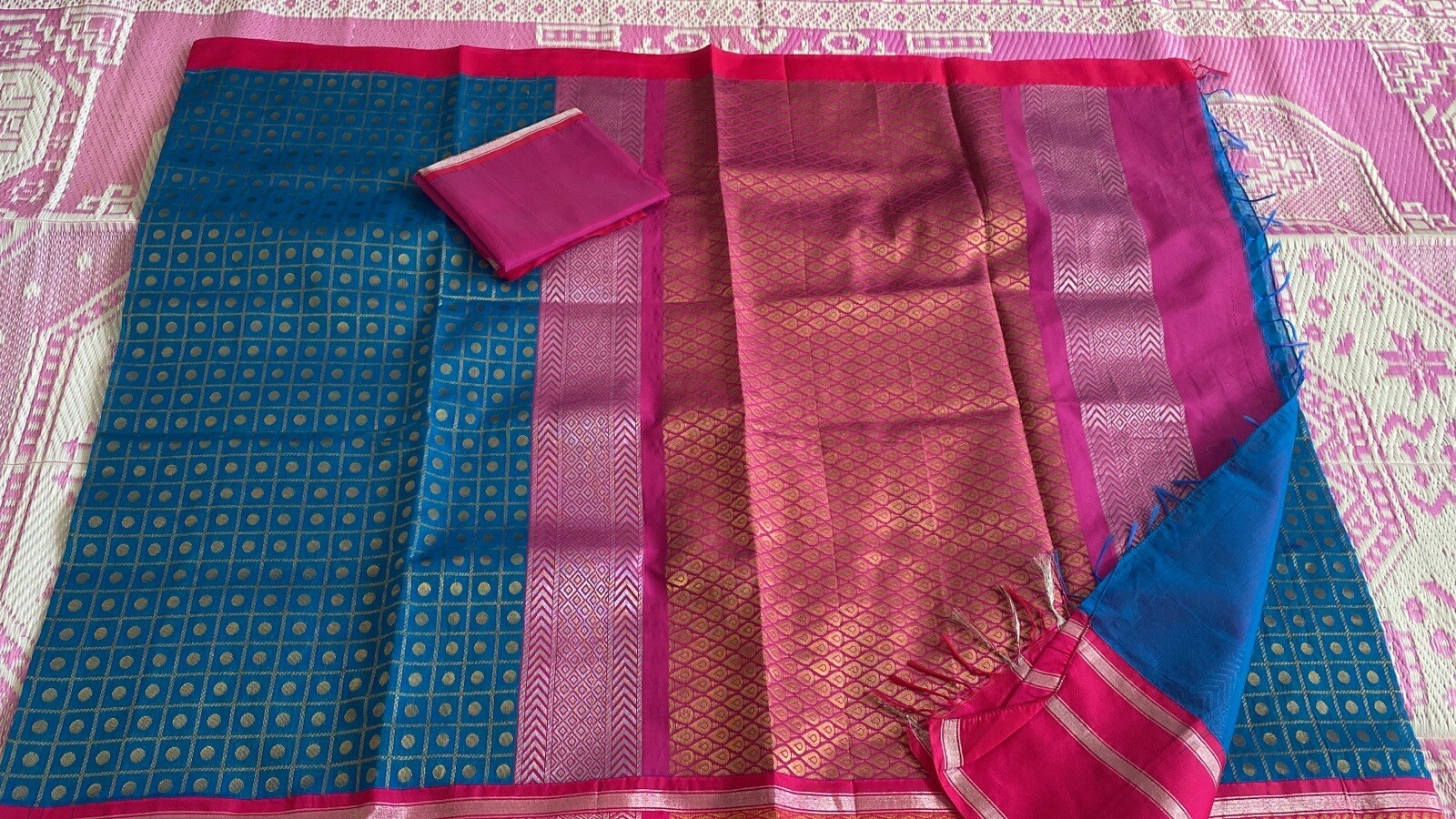 New Beautiful Chanderi Silk Cotton Saree