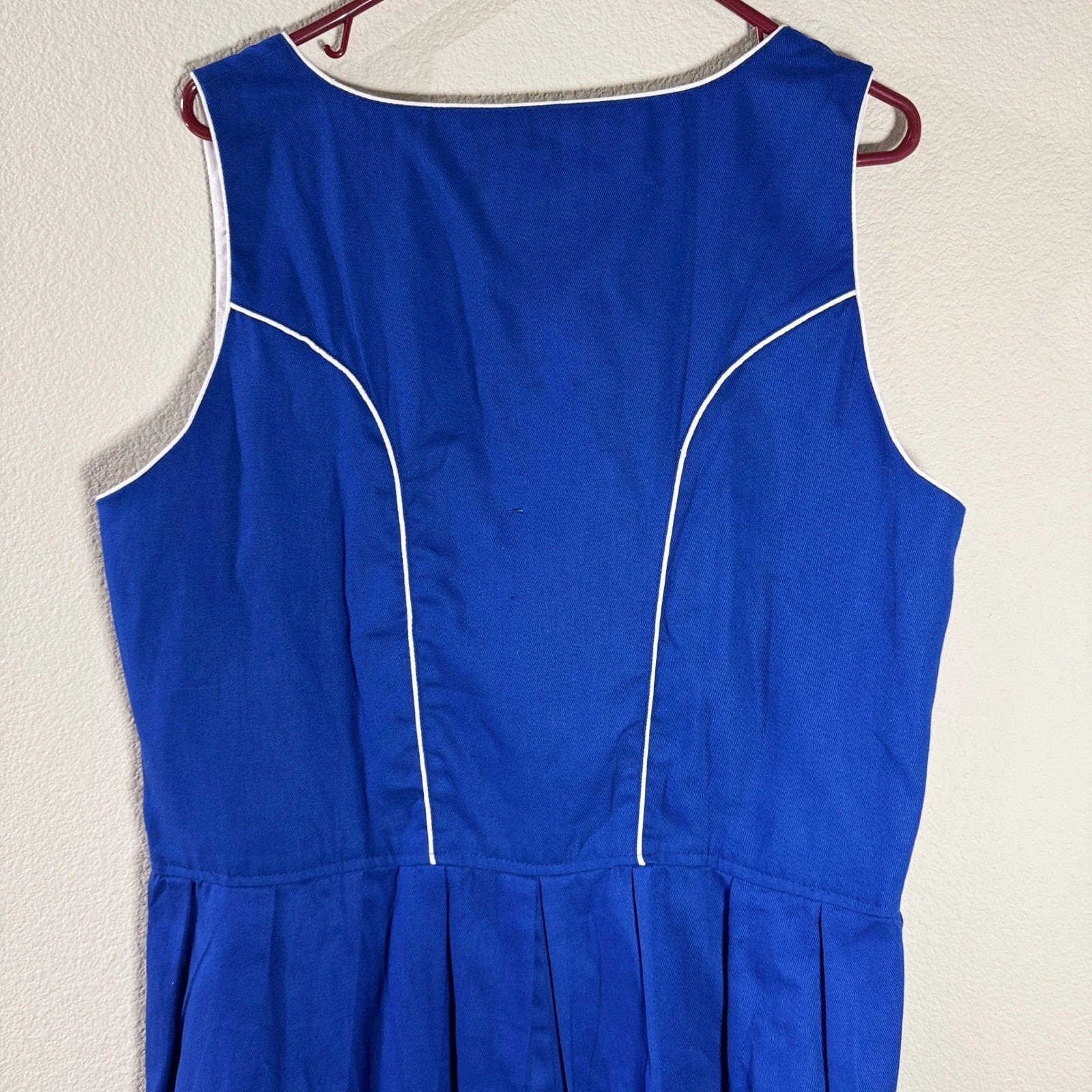 Dirndl Trachten Haus Blue Embroidered Bavarian Dress Size 52 22 Oktoberfest READ