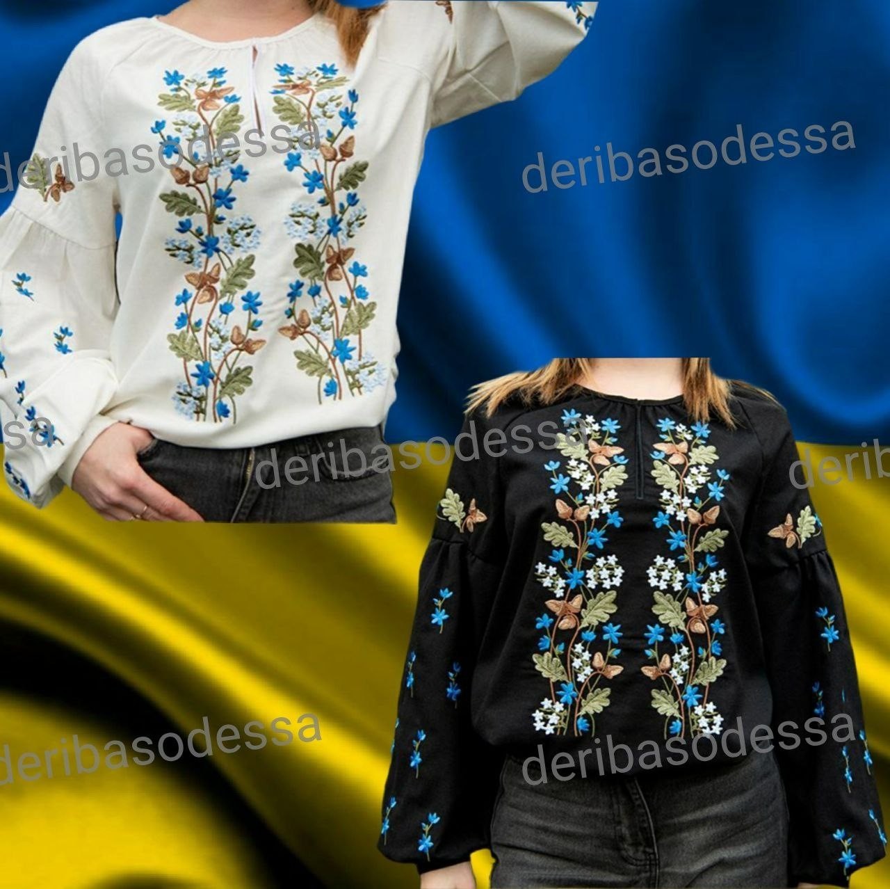 Traditional Ukrainian embroidered blouse Vyshyvanka 2XS,XS,S,M,L,XL,2XL,3XL,4XL