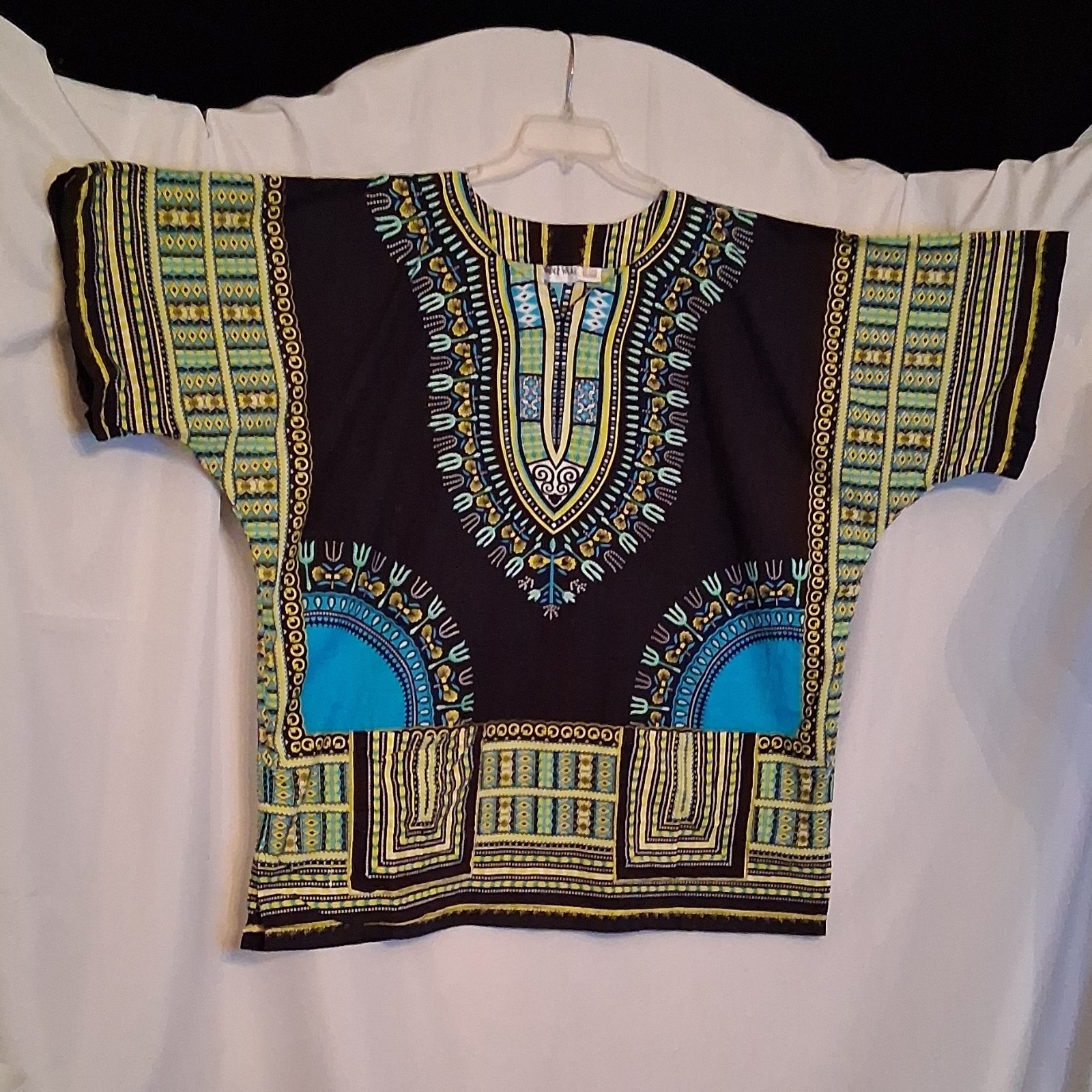 Wonder Wear Unisex Dashiki XXX Large Multi-Color Cotton African Shirt