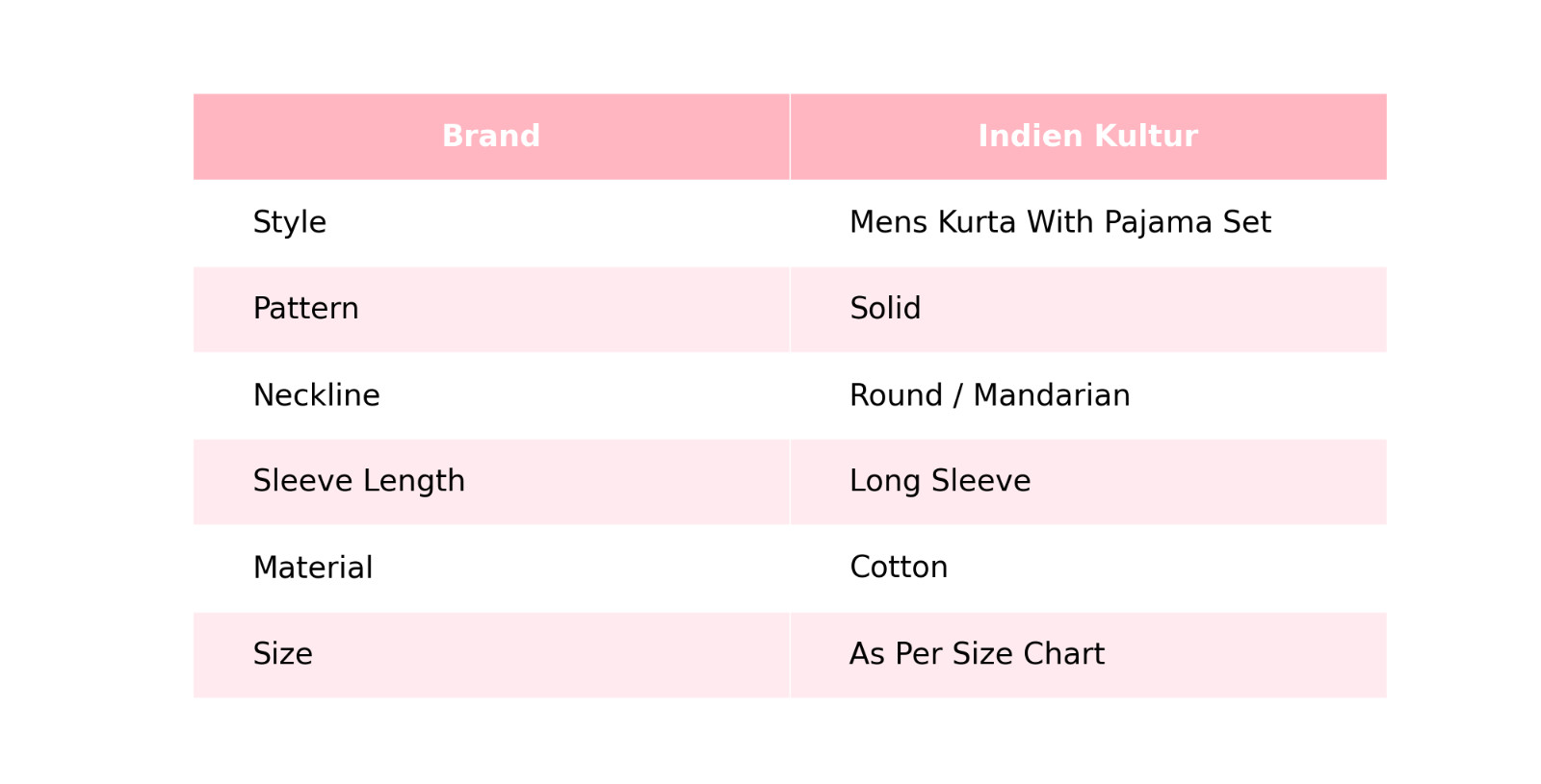 Indian Cotton Mens Kurta Shirt Big & Tall Traditional Mans Kurta