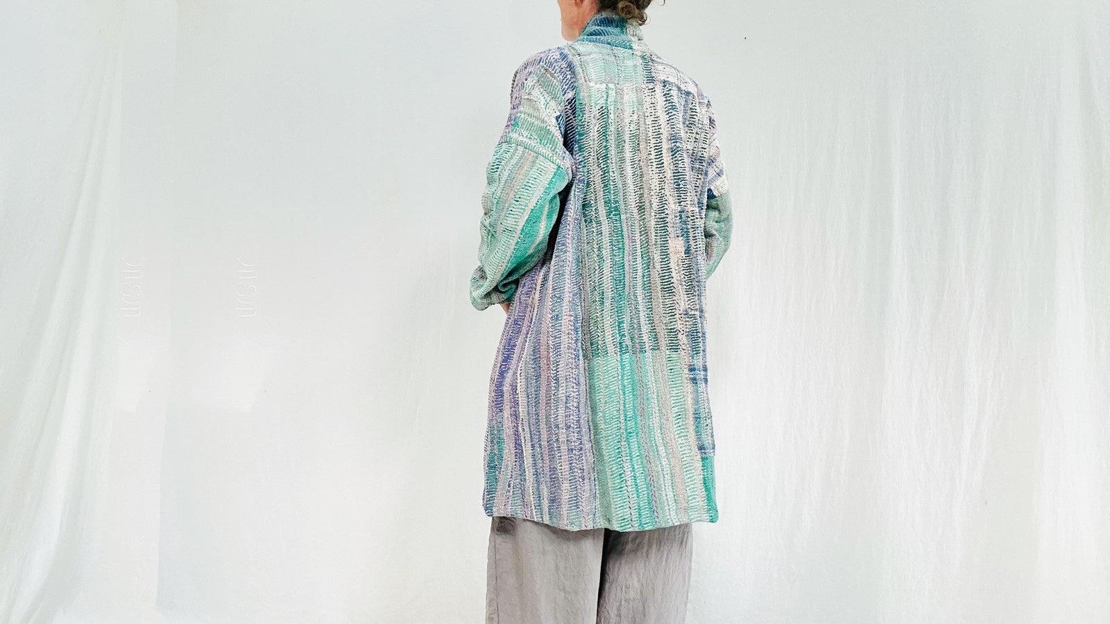 Vintage Kantha Coat. Fantastic Textile Art Treasure. One Size. 4212