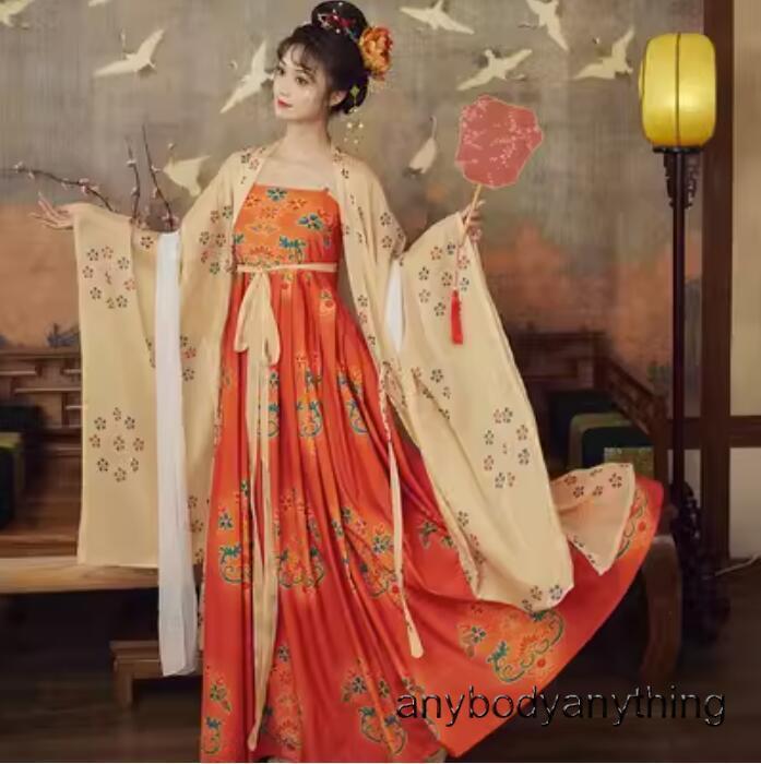 Oriental Costume Tang Dynasty Modern Hanfu Women Chinese Traditional Stage Dance