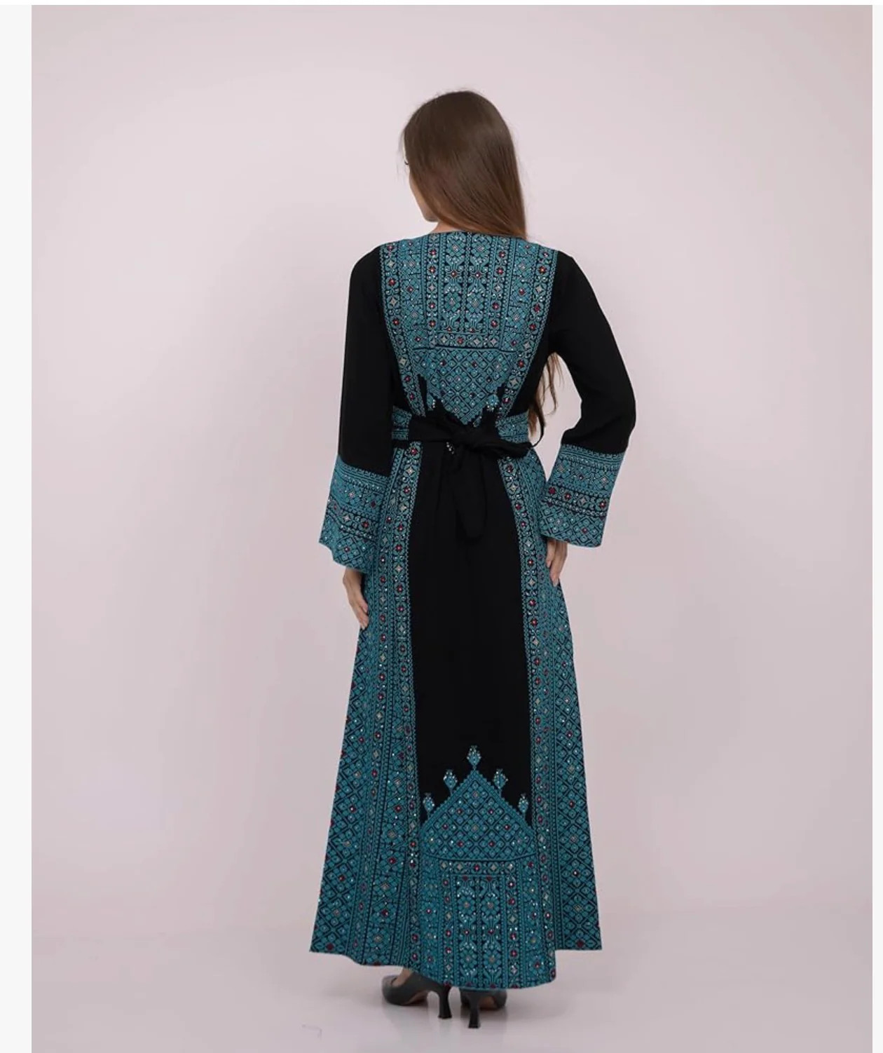 Tarif Thobe – Women’s Embroidered Dress, Perfect for Eid, Abaya, Ramadan