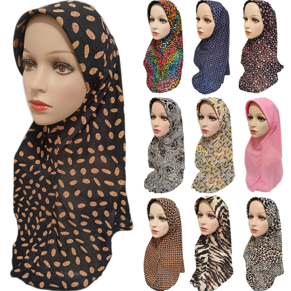 Ramadan Muslim Women Hijab Hat Scarf One Piece Islamic Amira Turban Shawls Hijab