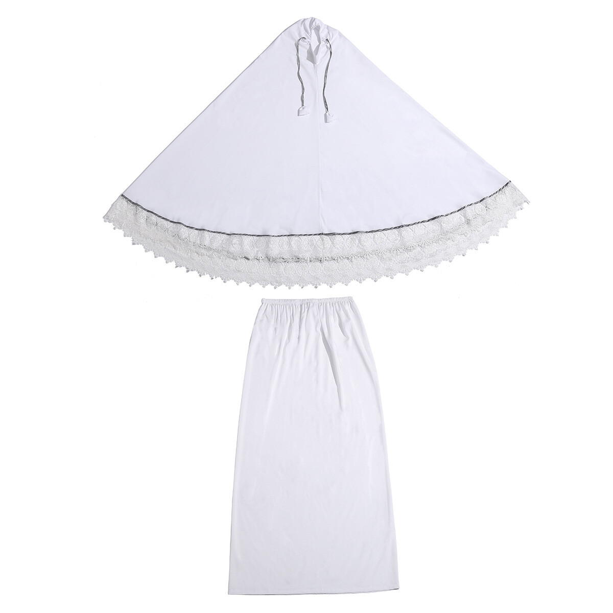 Muslim Abaya Women Overhead Khimar Hijab Dress Skirt Islamic Niqab Burka Kaftan