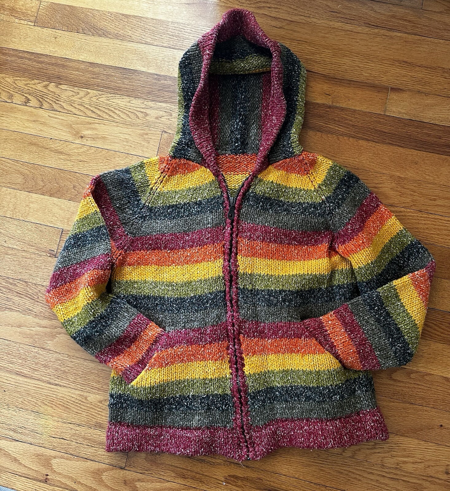 Handmade Wool Sweater From Guatemala Small