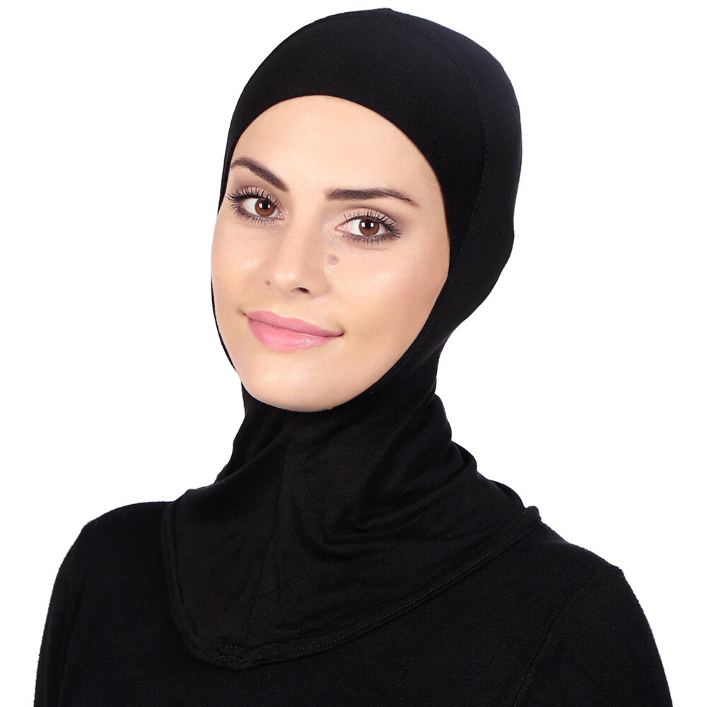 Muslim Women Ninja Headwear Cover Bonnet Inner Hat Underscarf Hijab Cap Scarf