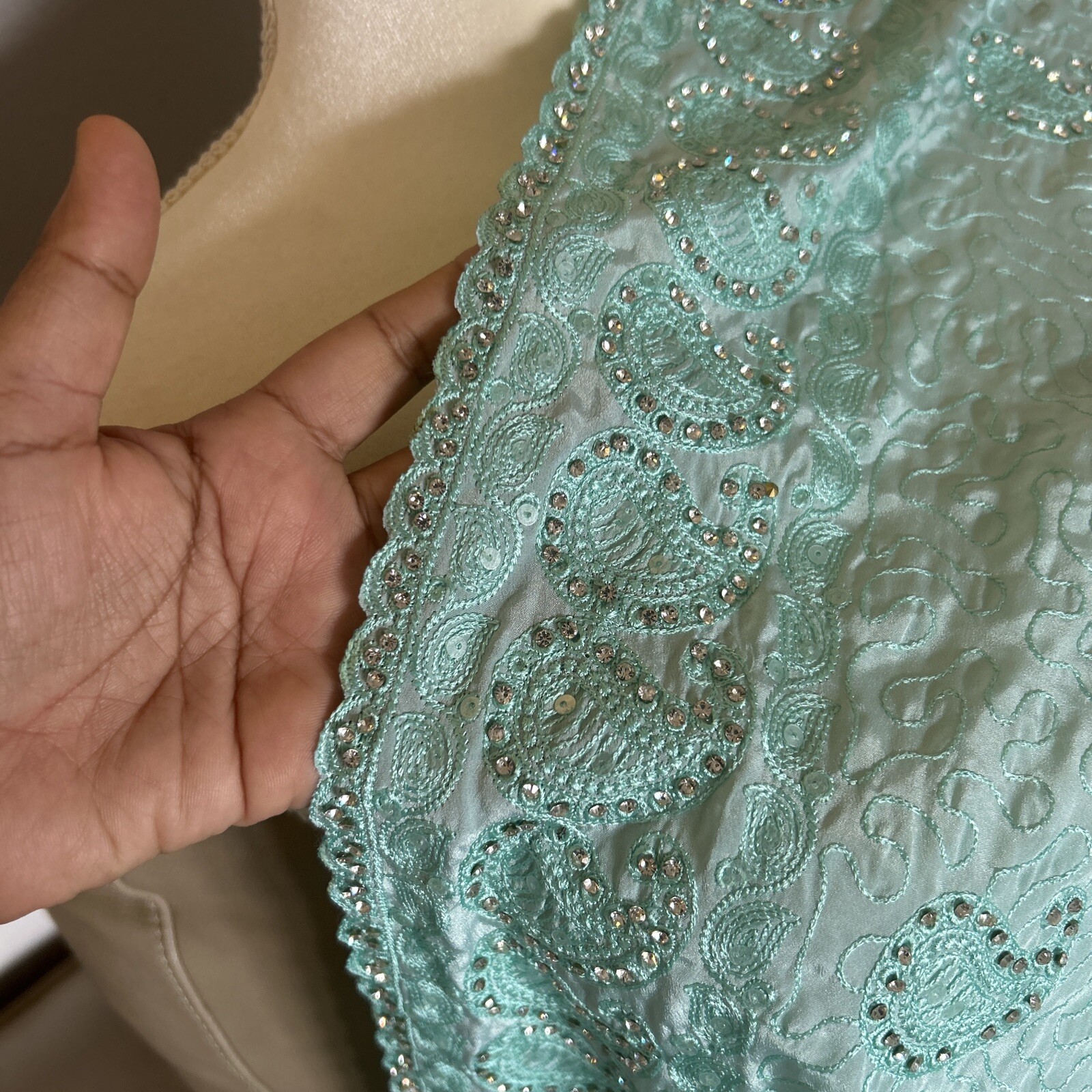 Latest Bollywood Heavy Thread And StoneWork Design Sari/saree/Eid