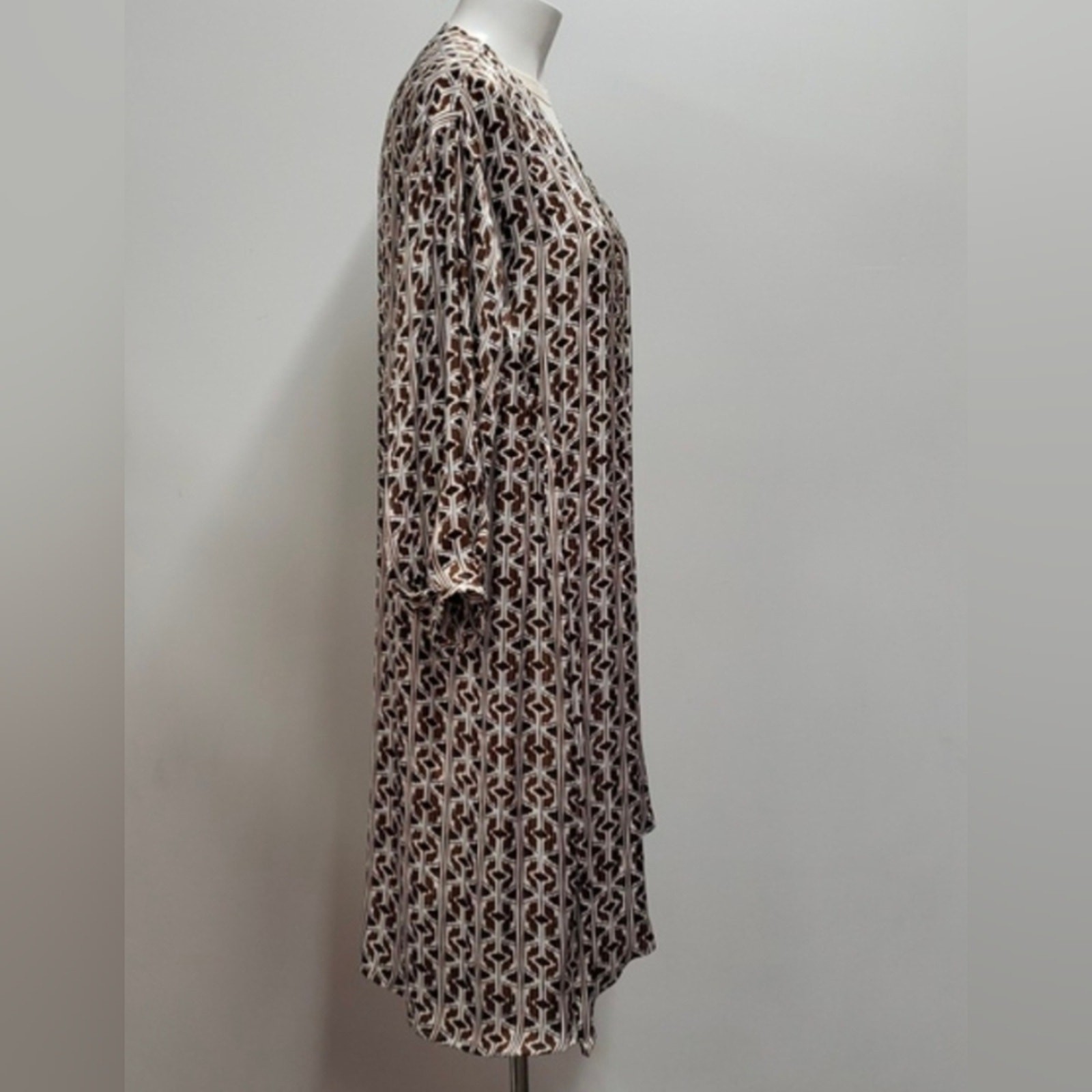 Chico’s Longline Geometric Kimono Women’s Size Small/Medium Travel Effortless