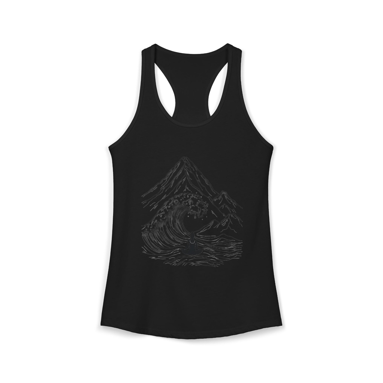 Inner Peace Women’s Racerback Tank Zen Calm Stylish Made in USA