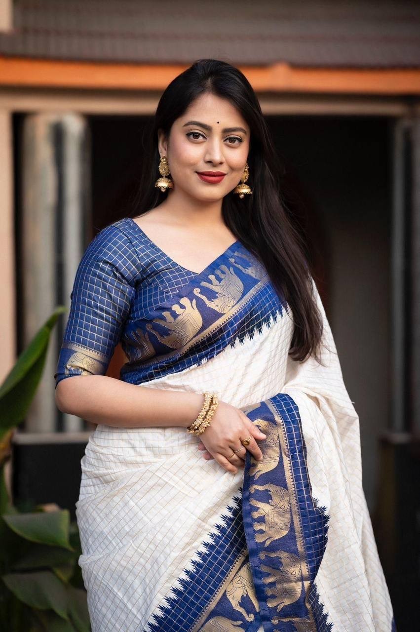 Bollywood Style Designer Silk Saree With Blouse South Indian Bridal Party Wear