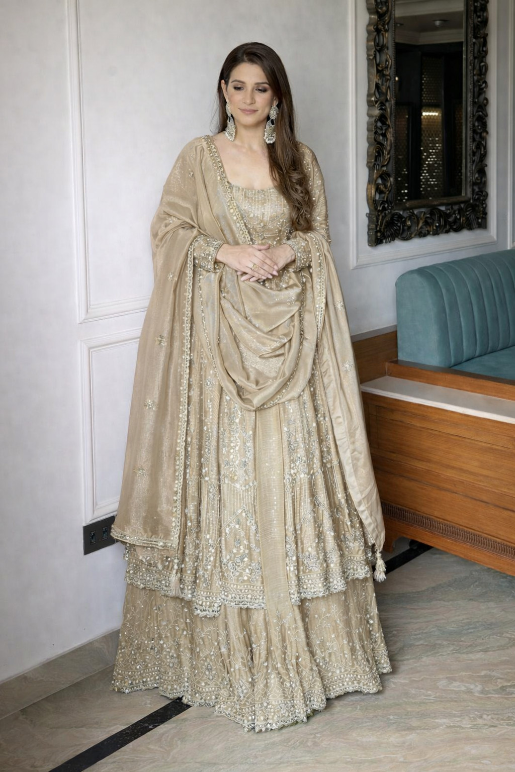 Indian Designer Pakistani Salwar Wear ReadyMade Party Dress Women Wedding Suit