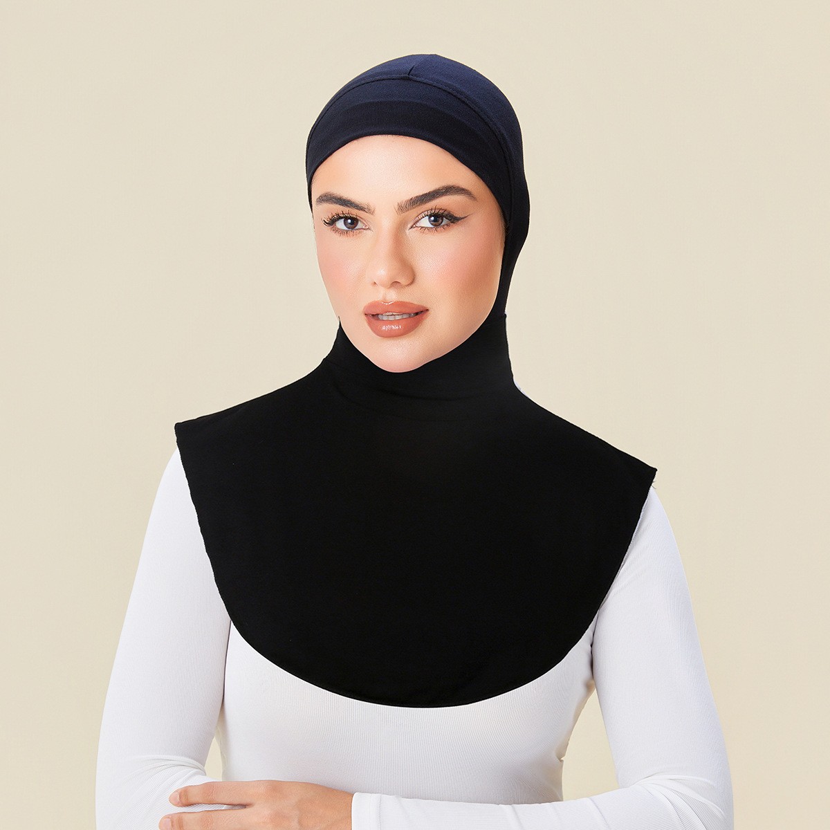 Muslim Women False Collar Hijab Islamic Neck Cover Scarf Detachable Tops Blouse