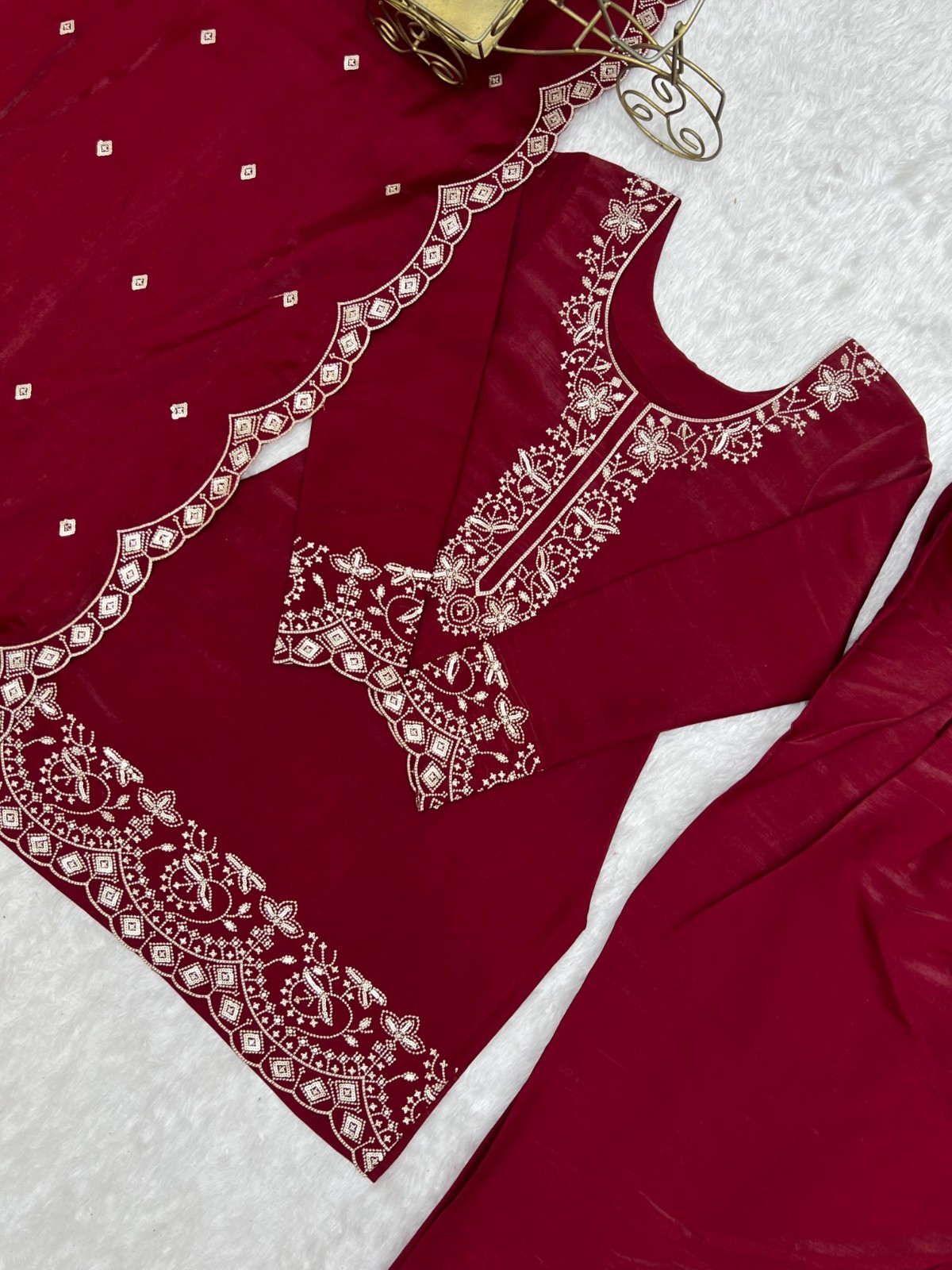Farshi Salwar Kameez Pakistani Ready To Wear Dress Suits Wedding Party Bollywood