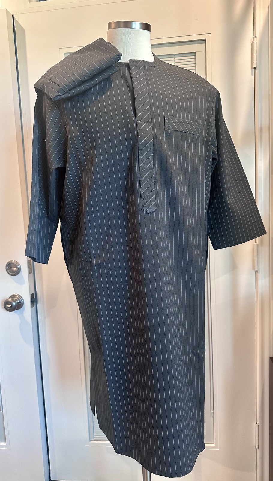 2pcs set of high quality African/Nigerian inspired Kaftan. 3/4Sleeves/ size 2XL