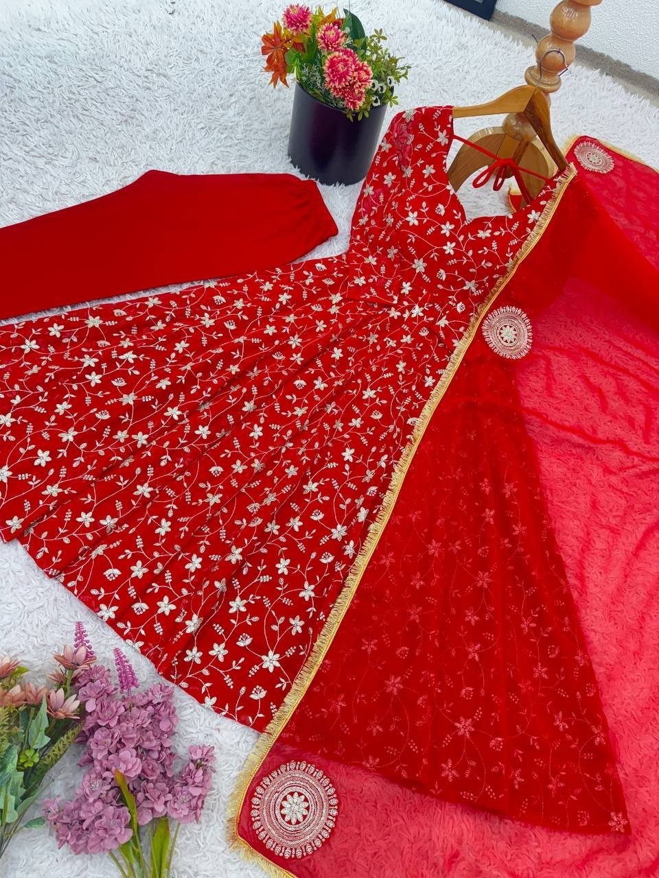 Anarkali suit long gown salwar kameez readymade 3 pcs suit party dress Eid suit