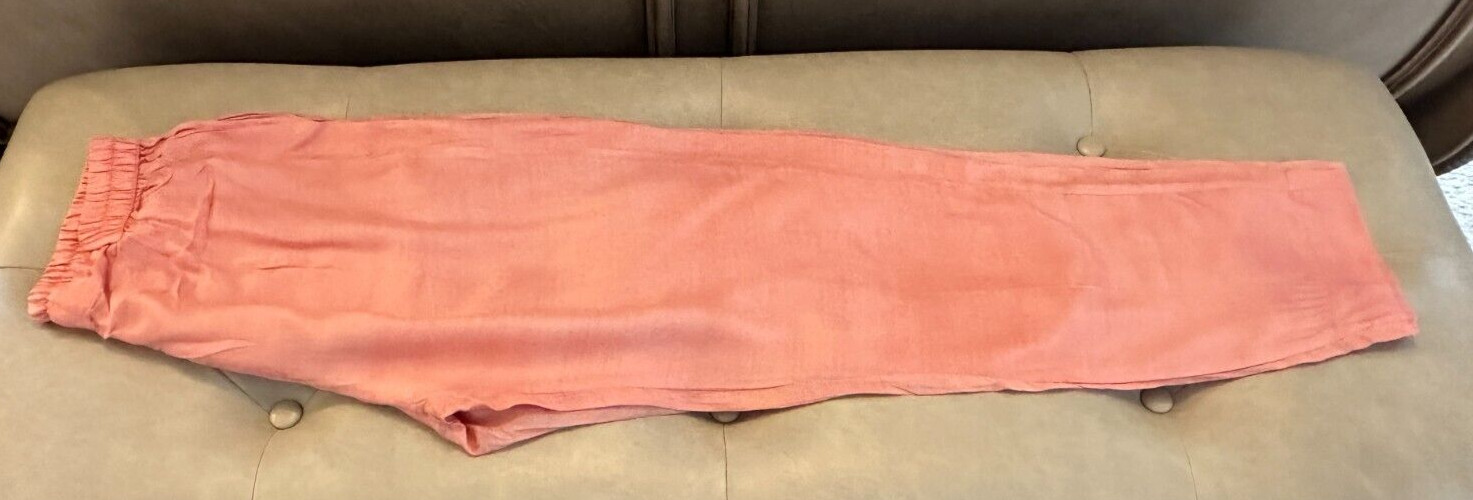 Sheep Peach Raw Silk Embroidered Shalwar Kameez – Size 14
