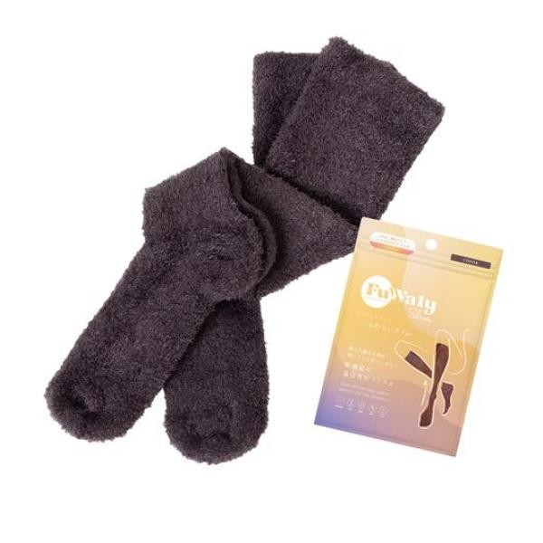 [Cocoa] Glamorous Spats Fuwarii Slim Mid Socks 1 Pair