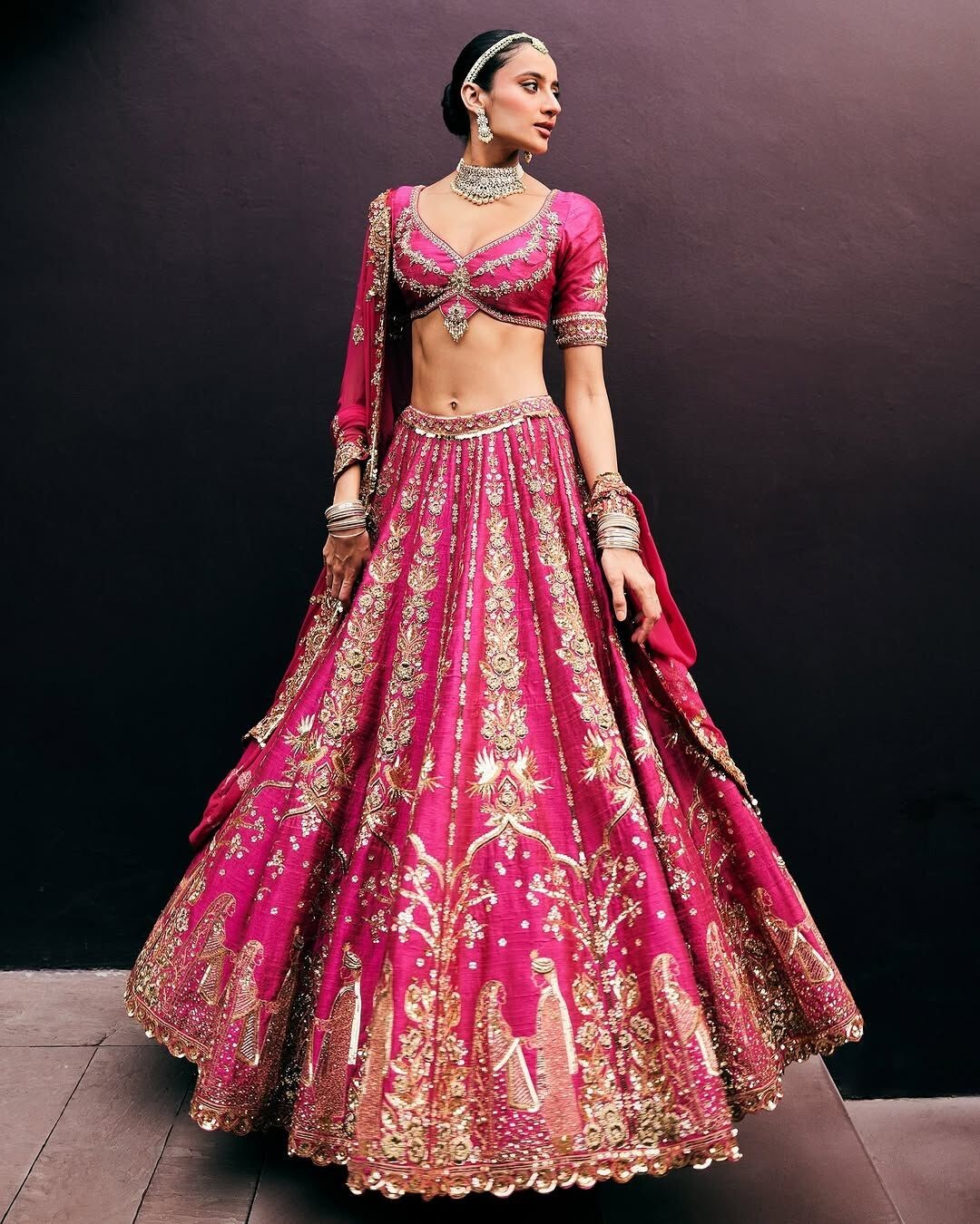 PARTY LEHENGA CHOLI INDIAN DESIGNER BOLLYWOOD LEHENGA WEDDING ETHNIC BRIDAL NEW