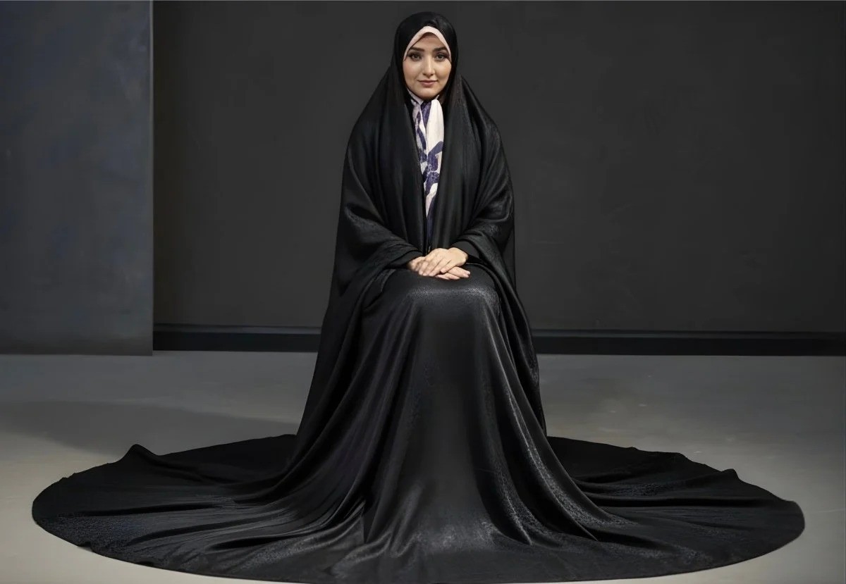 Black Emboss Irani Chador Black Printed Chador Shawl for Moharram Namaz Salah