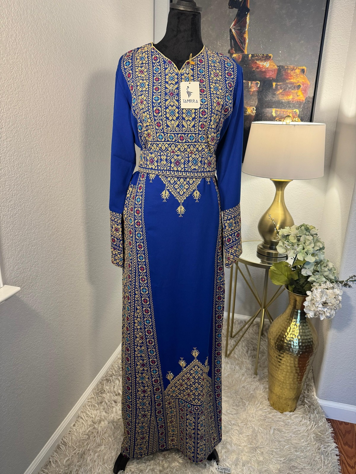 Tarif Thobe – Women’s Embroidered Dress, Perfect for Eid, Abaya, Ramadan