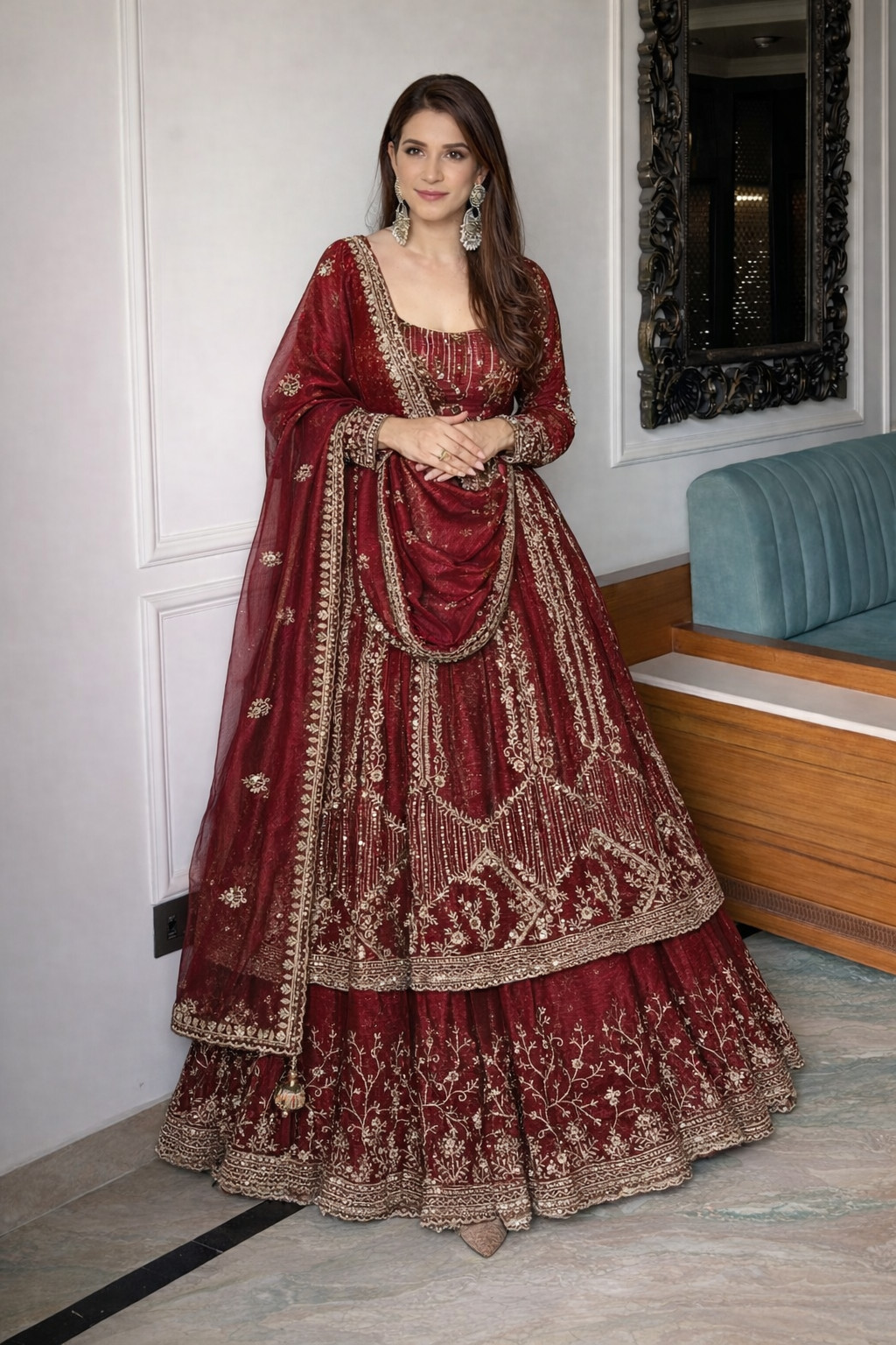 Party Indian Designer Pakistani Salwar Wear ReadyMade Dress Women Wedding Suit