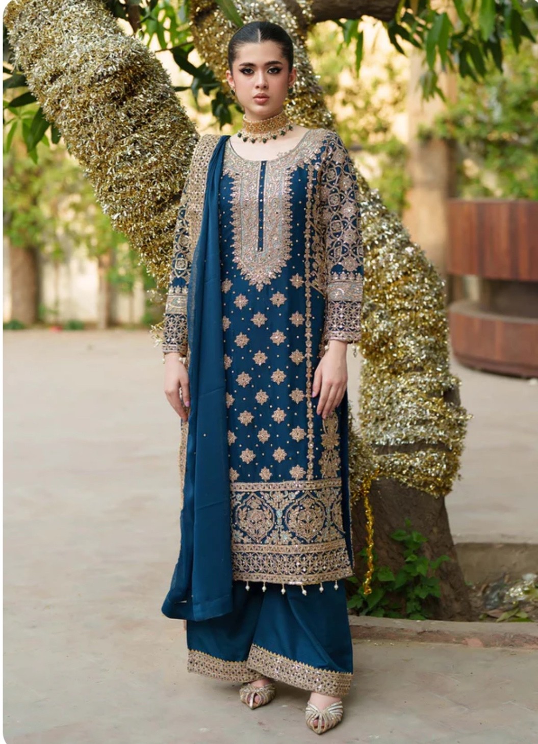 Pakistani designer salwar kameez