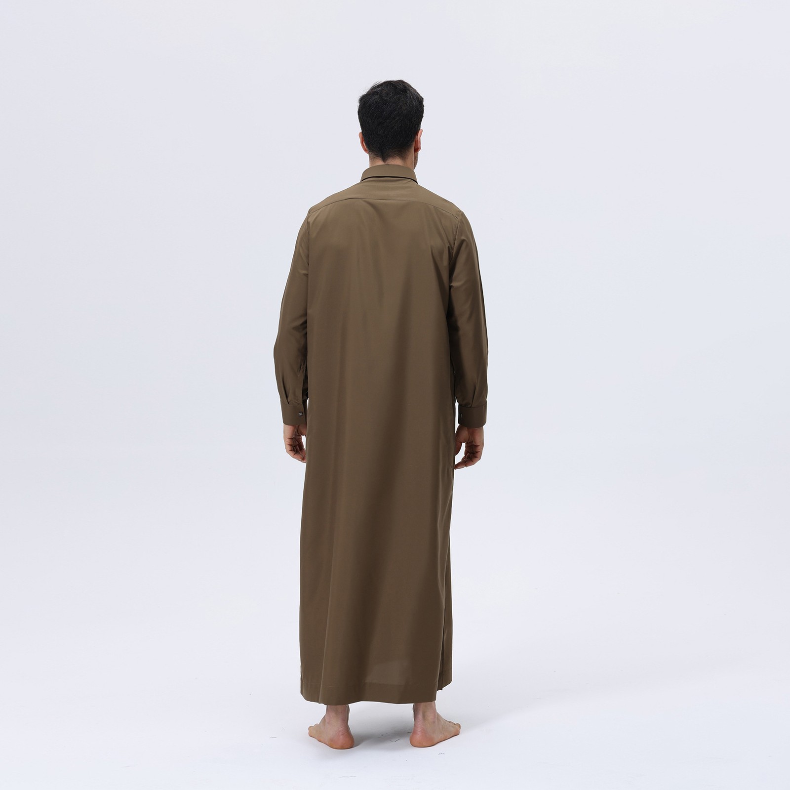 Long Robe Causal Saudi Muslim Men Abaya Kaftan Jubba Thoub Thobe Dishdasha Islam