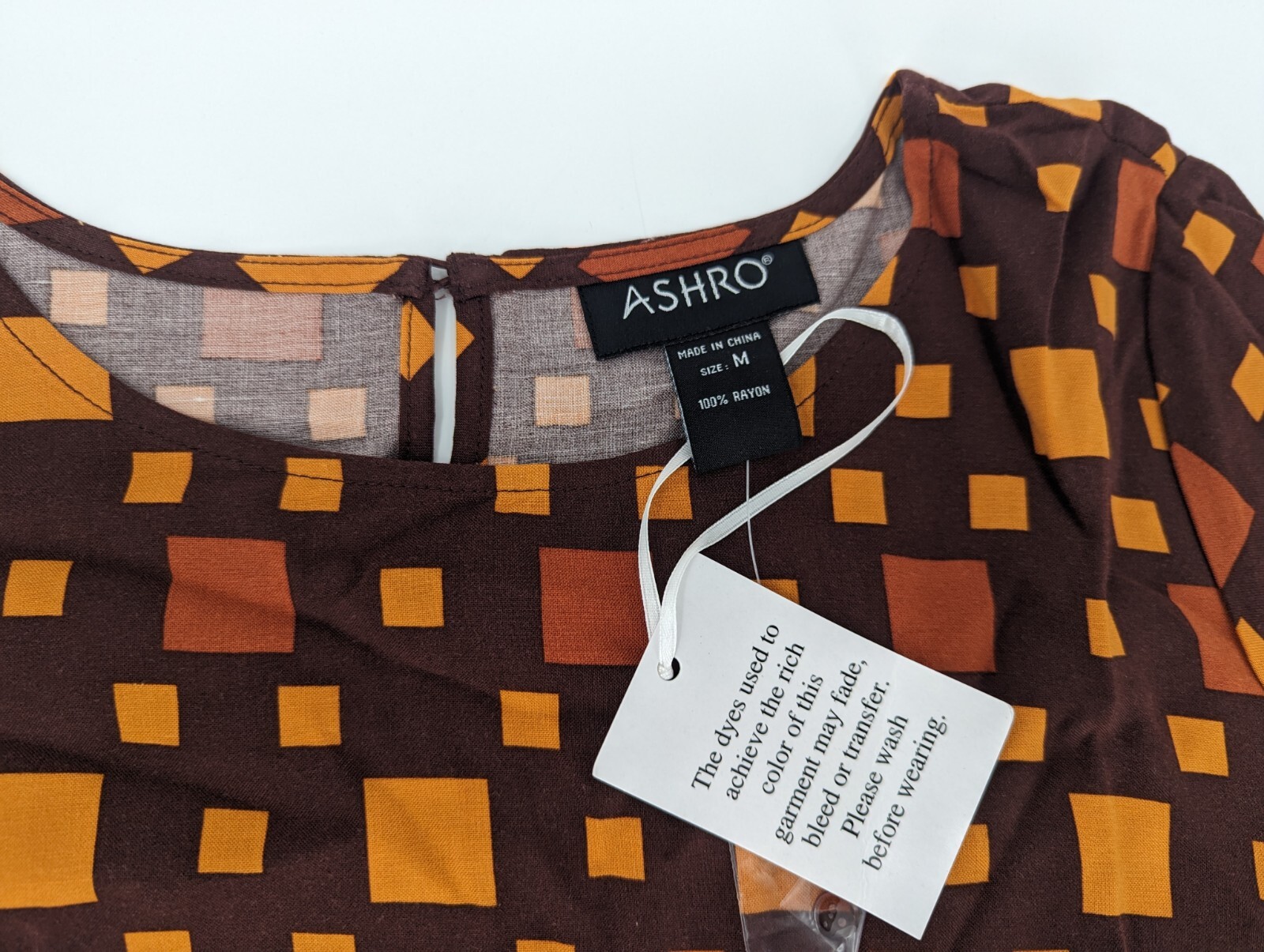 Ashro Brown African American Pride Afia Pant and Tunic Top Set Brown Size Medium