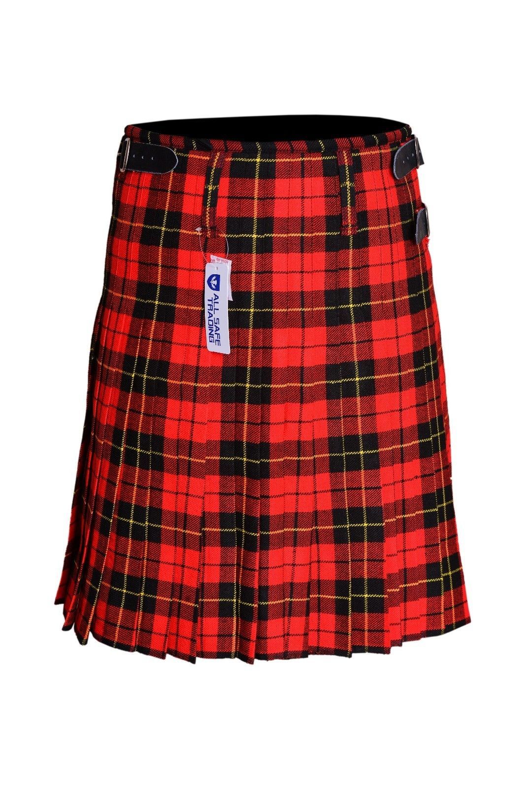 KIDS BOYS, GIRLS 13-Oz Casual / Formal Wear Scottish Tartan Kilt 6 Types Tartans