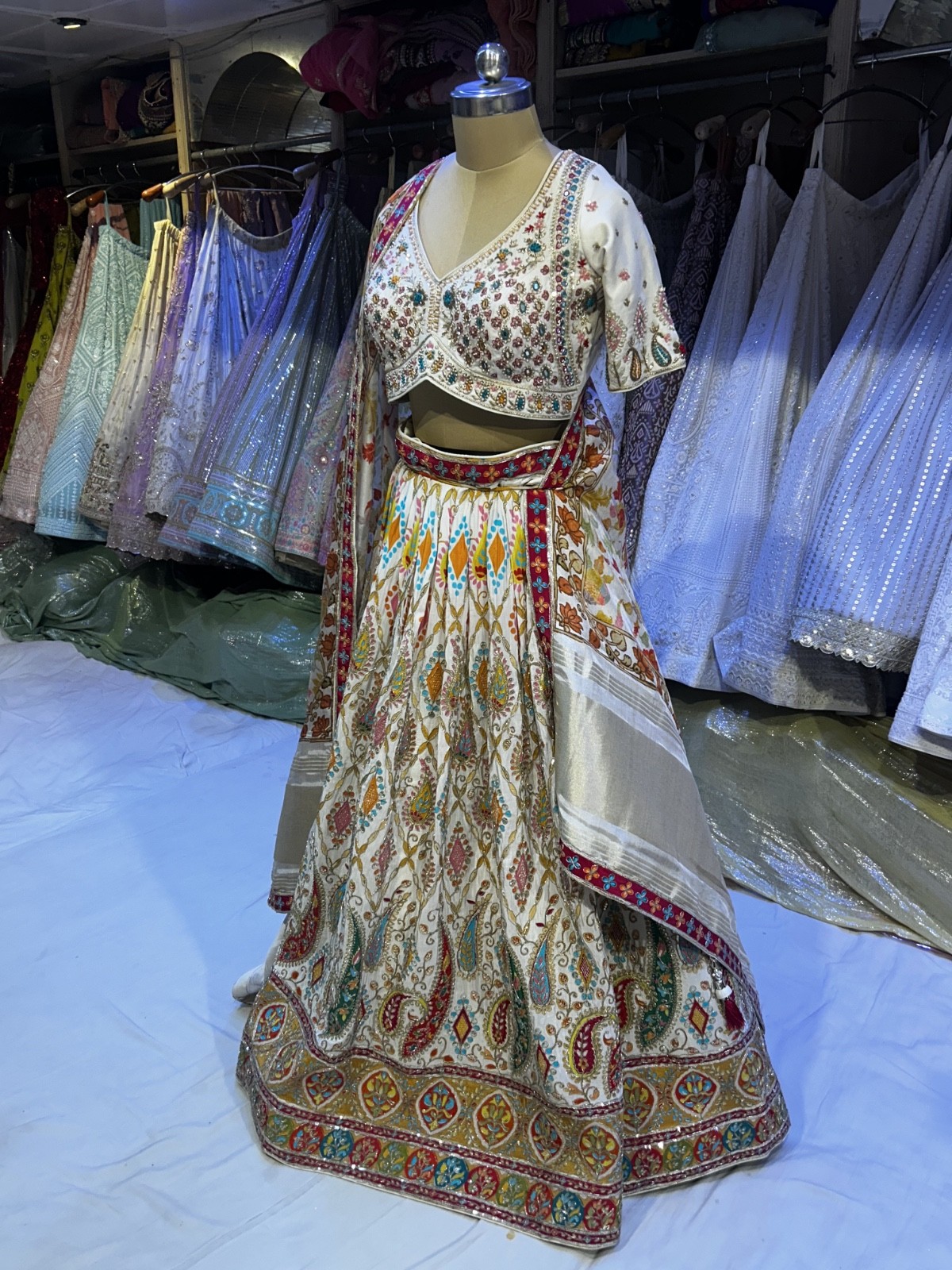 Multi Coloured Lehnga