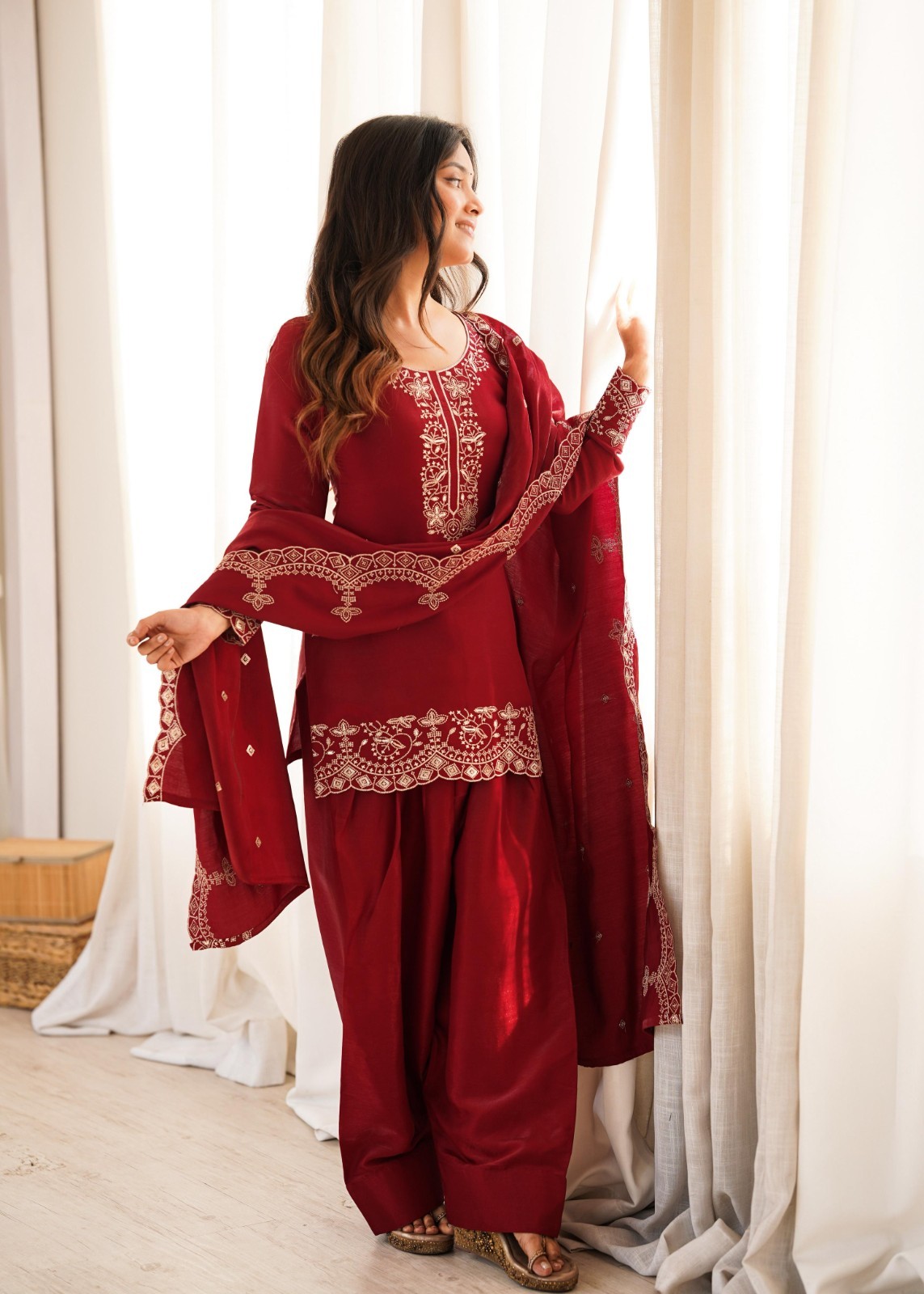 Farshi Salwar Kameez Pakistani Ready To Wear Dress Suits Wedding Party Bollywood