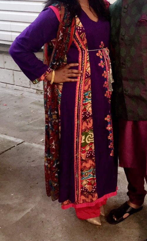 Purple Salwar Kameez Pakistani/Indian/Bangladesh