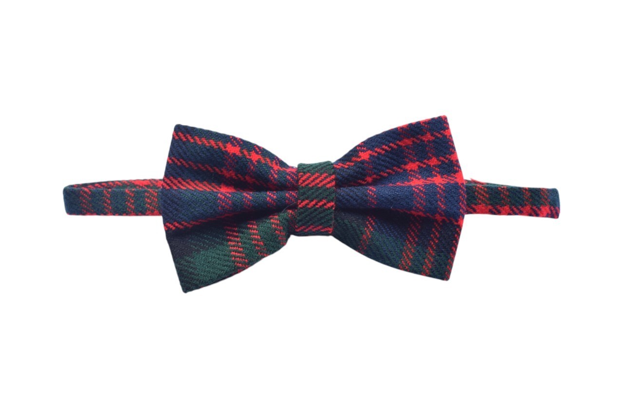 Men’s Scottish Macdonald Tartan Bow Tie Formal Tie For Wedding