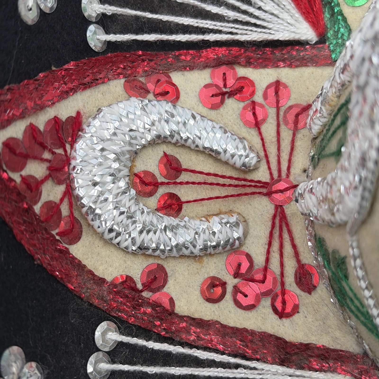 Sombrero Authentic Vintage Gonzalez Mexico Flag