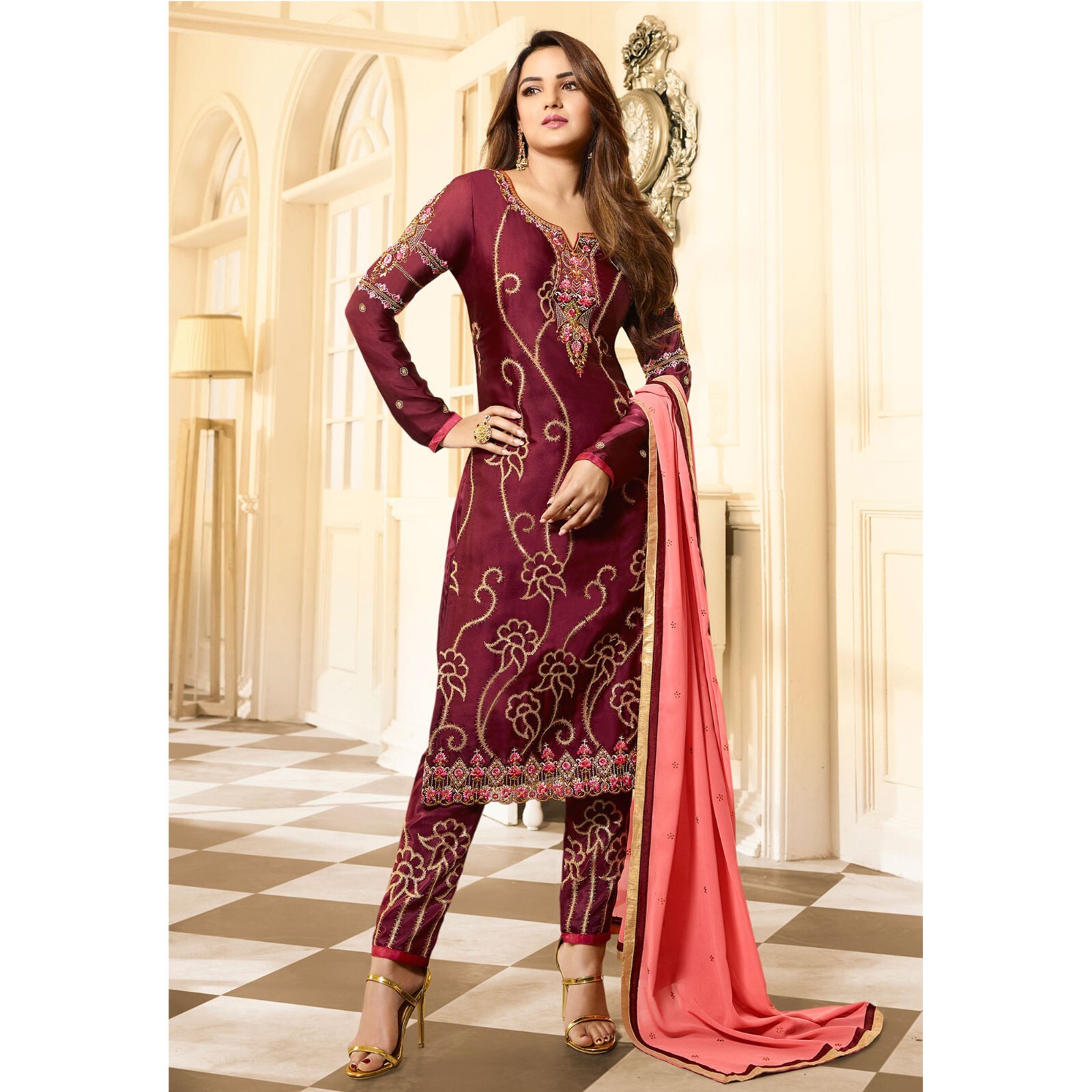 Bollywood Style Party Wear Pakistani Indian Designer Shalwar Kameez Pant Suits