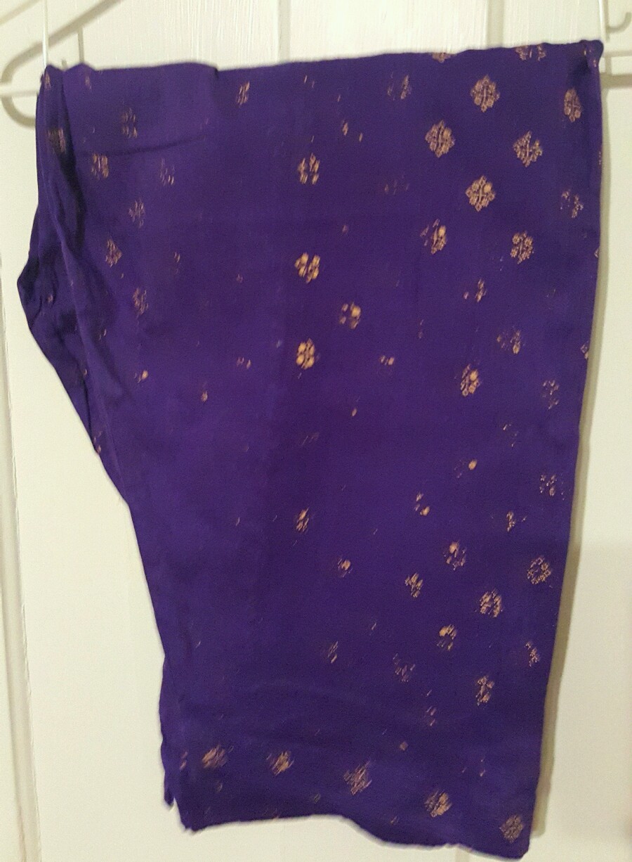 lot of 2 Purple Dresses Pakistani Cotton/Lawn Baby Purple Shalwar Kameez Eid 2pc