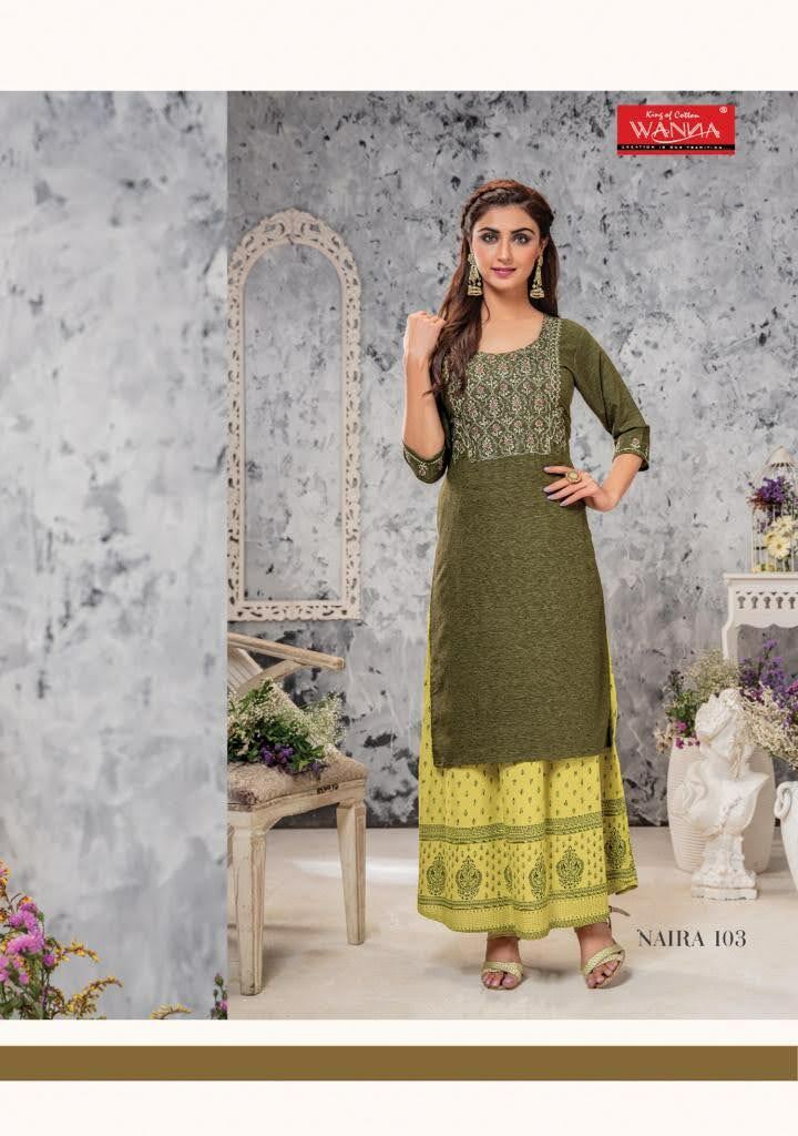 Kurta variations with Skirt, Salwar, Coat etc