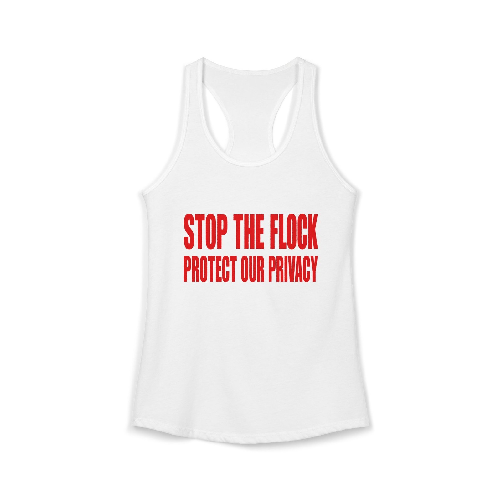 Stop the Flock Women’s Racerback Tank