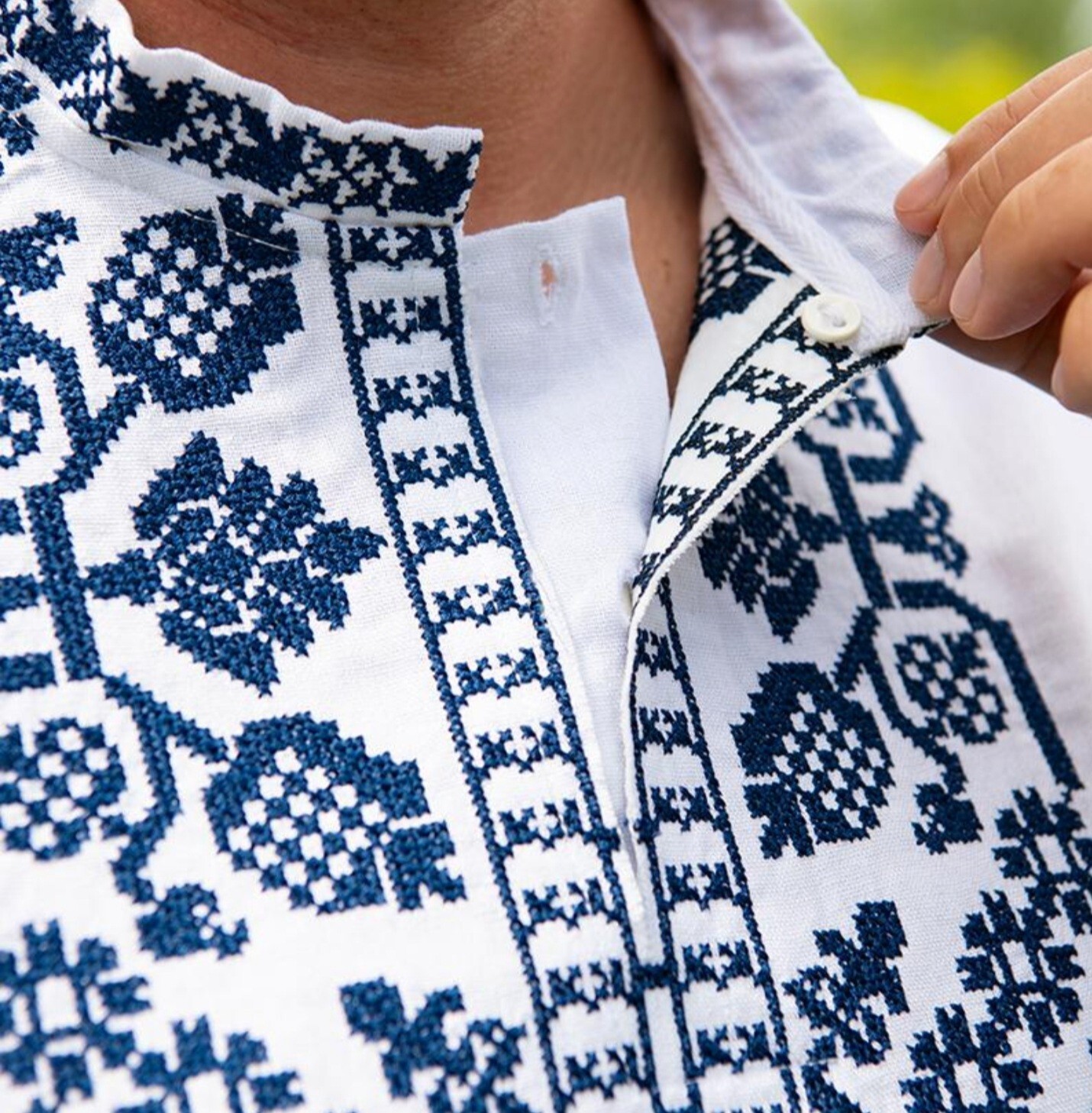 Ukrainian Embroidered Tradition shirt men Sorochka Vyshyvanka Big Size(S-M)-5XL