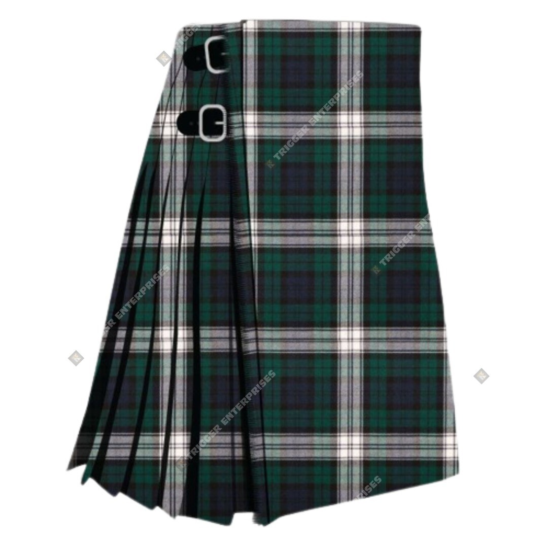 Scottish Handmade Traditional Black Watch Dress Tartan Kilt & Custom Size Kilts